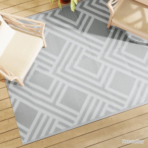 Tapis d'extrieur ARAKIL Gris 160x230 cm PP alsavelo