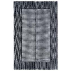 Tapis d'ext&eacute;rieur ARAKIL Gris 160x230 cm PP alsavelo