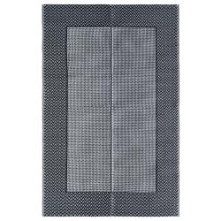 Tapis d'ext&eacute;rieur ARAKIL Gris 120x180 cm PP alsavelo