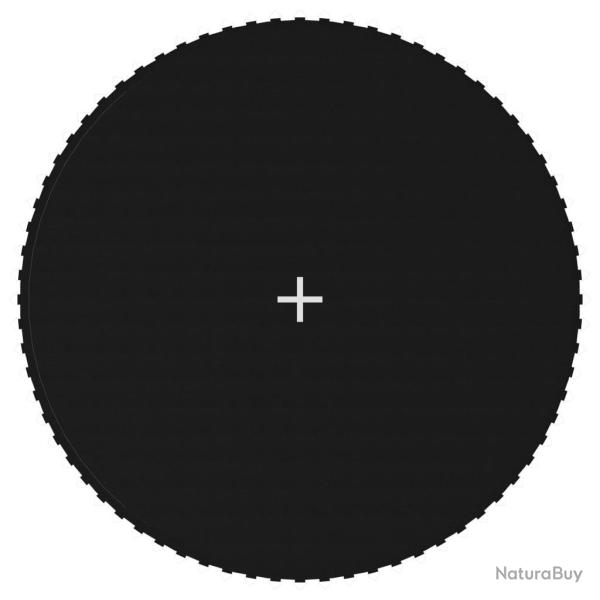 Tapis de saut Tissu Noir pour trampoline rond de 3,96 m