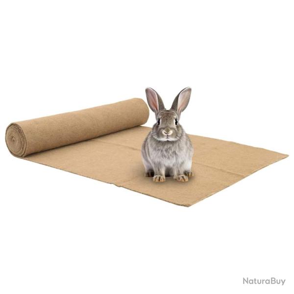 Tapis de chanvre pour rongeurs 1x5 m 5 mm alsavelo