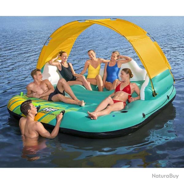 �le de piscine gonflable 5 personnes Sunny Lounge 291x265x83cm alsavelo