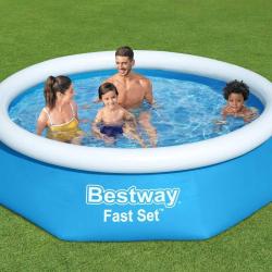 Piscine gonflable ronde 244x66 cm 57265 alsavelo
