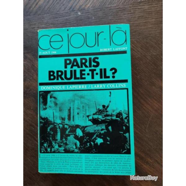 LIVRE "PARIS BRULE T IL ?"MOD�LE 2