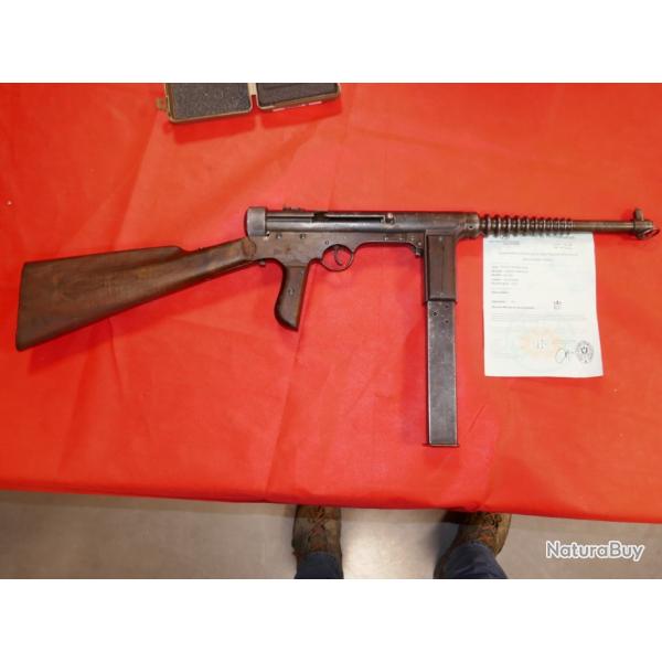 Rarissime PM LABORA-FONBERNAT M 1938 en 9 mm Largo Neutralis� aux nouvelles normes