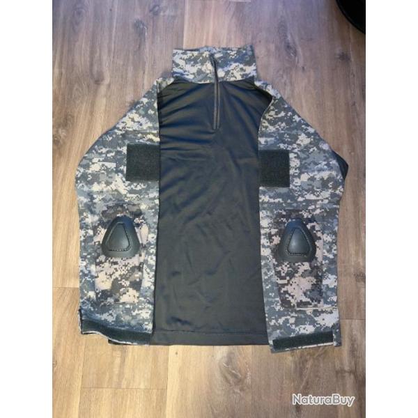 Tee shirt style militaire renforc�