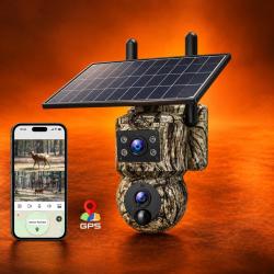 Cam&eacute;ra de Chasse 360&deg; GPS 4G RoG V2 - Double Objectif