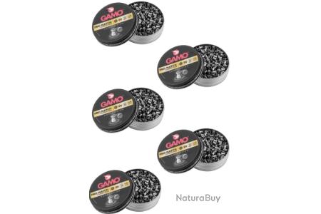 Lot De 5 Boîtes De 500 Plombs Browning Pointus, Calibre 4.5 Mm - Neuf