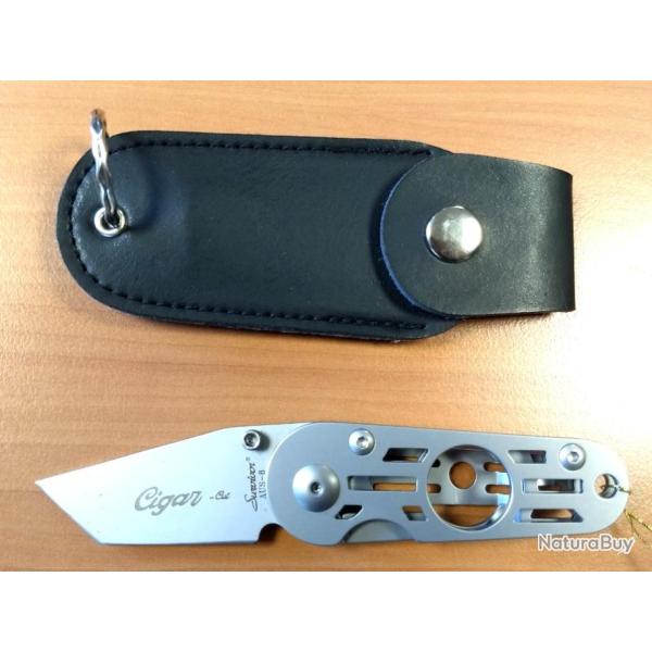 *** Couteau et coupe cigare - Survivor Cigar-Cut + �tui ***