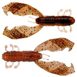 Leurre Souple Gunki Boogie Craw VIB 90 9cm Par 4 8,1g Lightning Brown