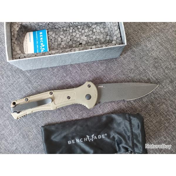Couteau automatique Benchmade Claymore CPM D2 Foliage Green