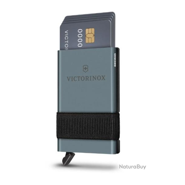Victorinox 0.7250.36 Portefeuille Smart Card Gris, Noir