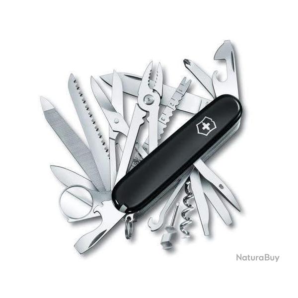 Victorinox 1.6795.3  Swiss Champ, 91 mm, noir
