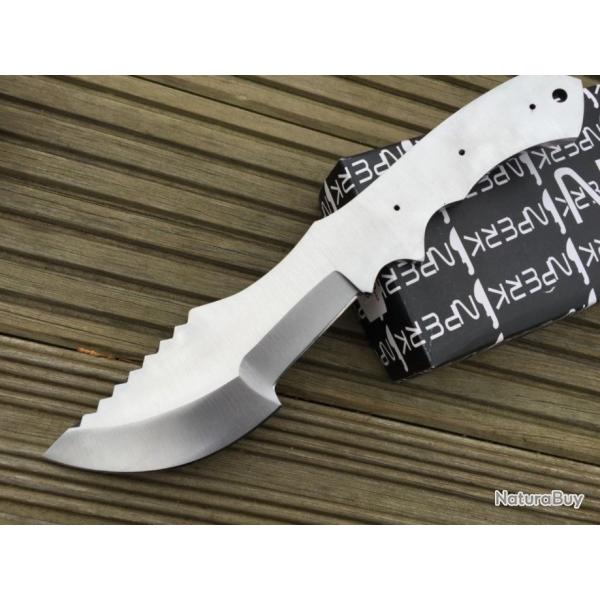 Lame vierge pour couteau de chasse en acier D2 - WSK