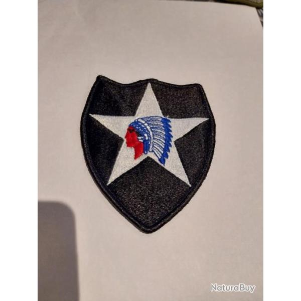 Patch arm�e us 2nd INFANTRY DIVISION indian head original 2