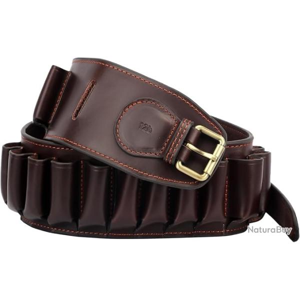 Cartouchiere Cuir Calibre 20 - Fabrication Main - SKX INDUSTRIES