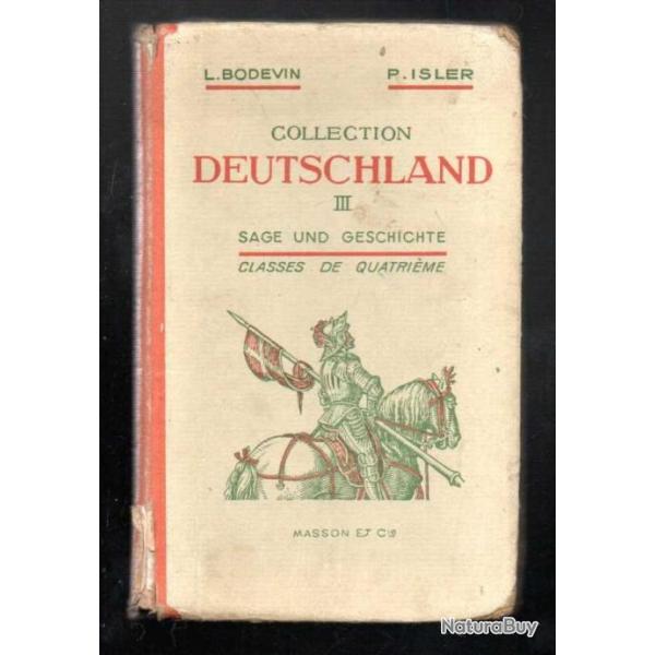 Scolaire ancien  collection deutschland III bodevin et isler