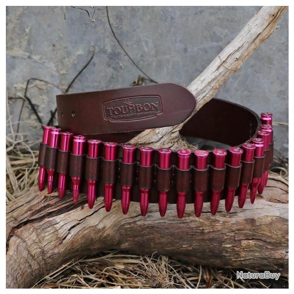 Cartouchiere 44 Magnum - Cuir Grain Sup�rieur - Fabrication Main - SKX INDUSTRIES