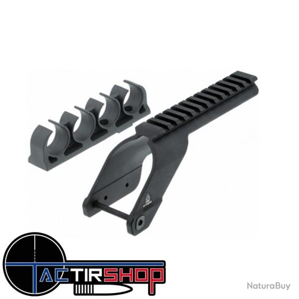 Rail Picatinny et porte cartouches UTG pour Maverick 88 / Mossberg 500 - 590
