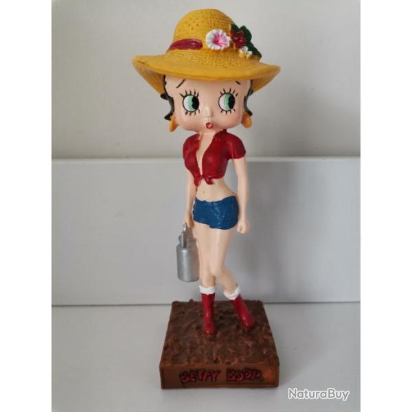 Figurine Betty Boop Fermi�re en r�sine peinte