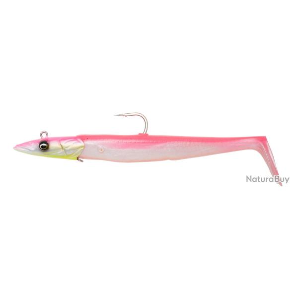 Leurre Souple SAVAGE GEAR Sandeel V2 12cm 2+1 Pink Pearl Silver