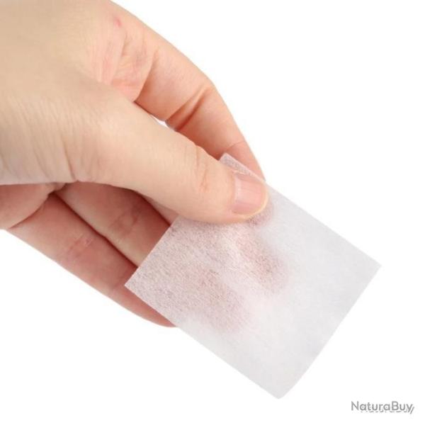200 PATCHS DE NETTOYAGE COTON - 6x7 cm