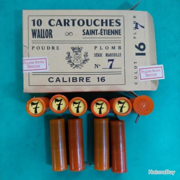 1 bote de cartouches  broche calibre 16 Collection.