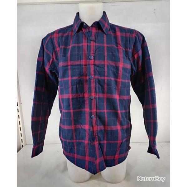 Surchemise Bleu/rouge a carreau Damart Taille M livraison offerte