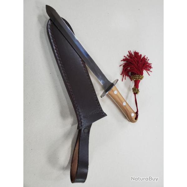 Mini Sabre a champagne Maserin manche en olivier lame 16 cm