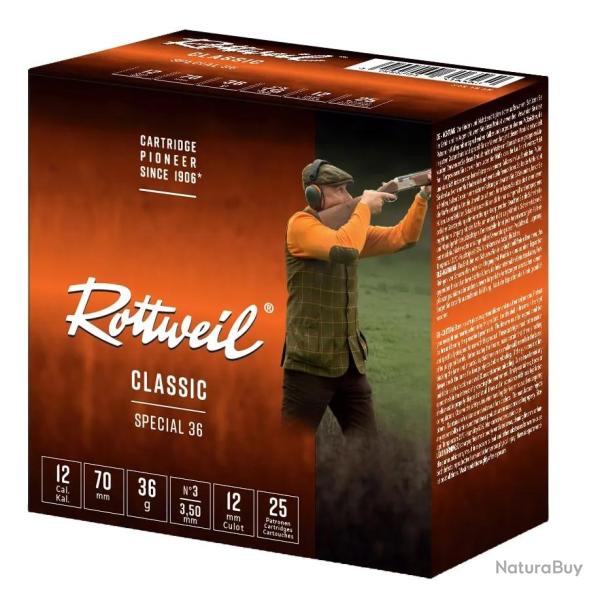 Cartouches de Chasse Rottweil Special 36 Num�ro