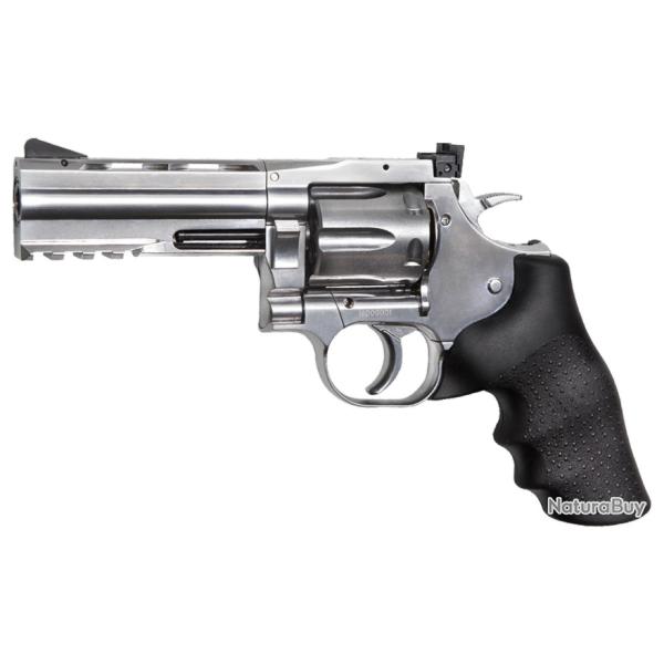 R�plique airsoft revolver Dan wesson 715 CO2 silver 4 Pouces - ASG