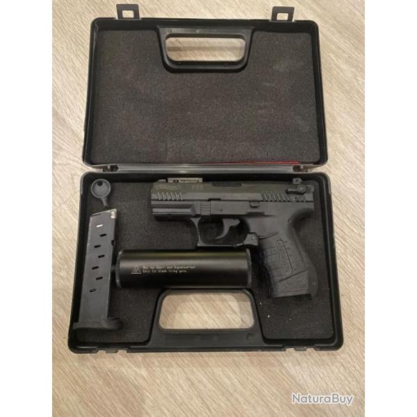 Umarex Walther P22 9mm P.A.K + Silencieux
