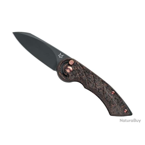 COUTEAU FOX RADIUS FIBRE DE CARBONE/CUIVRE