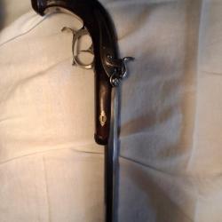 Pistolet &agrave; percussion MERLEY calibre 50