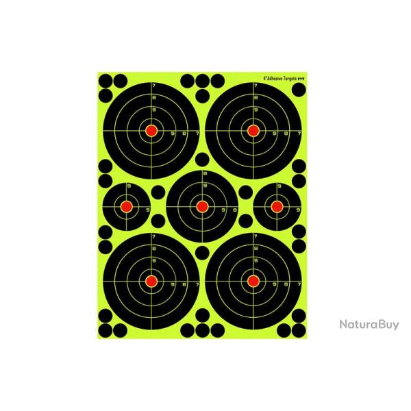 Lot de 7 cibles r�actives adh�sives