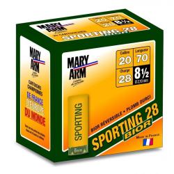 Mary Arm sporting 28 bourre r&eacute;versible cal 20/70 n&deg;8 1/2