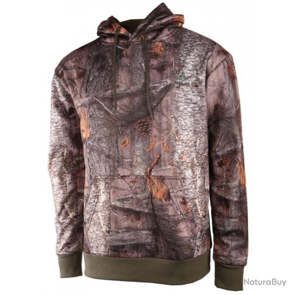 Sweat Polaire enfant camo forest � capuche 6 ans