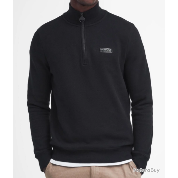 Sweat Barbour Essential avec fermeture �clair Noir