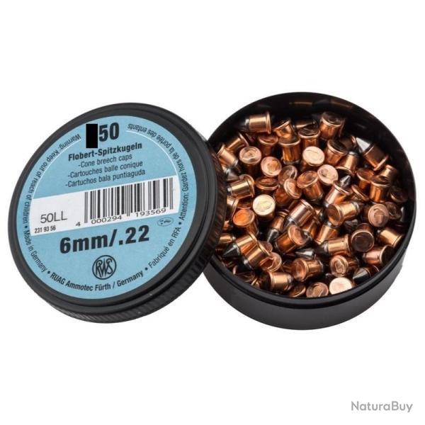 Bosquettes Flobert 6 mm et 22 LR x50