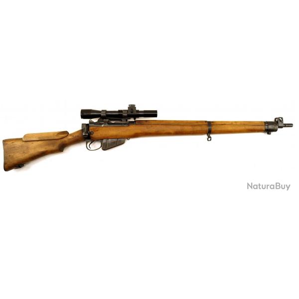 Carabine enfield sniper n&deg;4 mk1 fabrication long branch &eacute;quip&eacute; lunette n&deg; 32 c