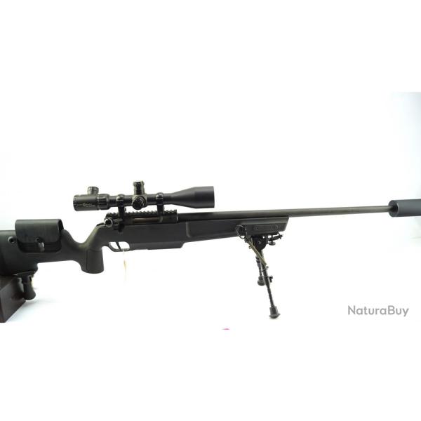 Carabine &agrave; verrou Sig Sauer SSG 3000 308W avec Lunette Sight Mark 8.5-25x50