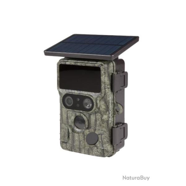 Pi�ge photographique PIE1073 avec double capteur d'images, Wi-Fi et panneau solaire int�gr� NUM'AXES