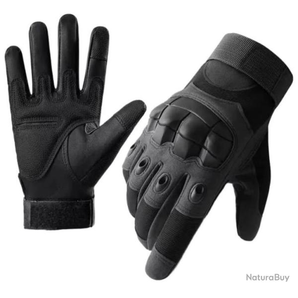 Gants tactiques Militaire - Tir - NOIR - Tactiles - SKX INDUSTRIES