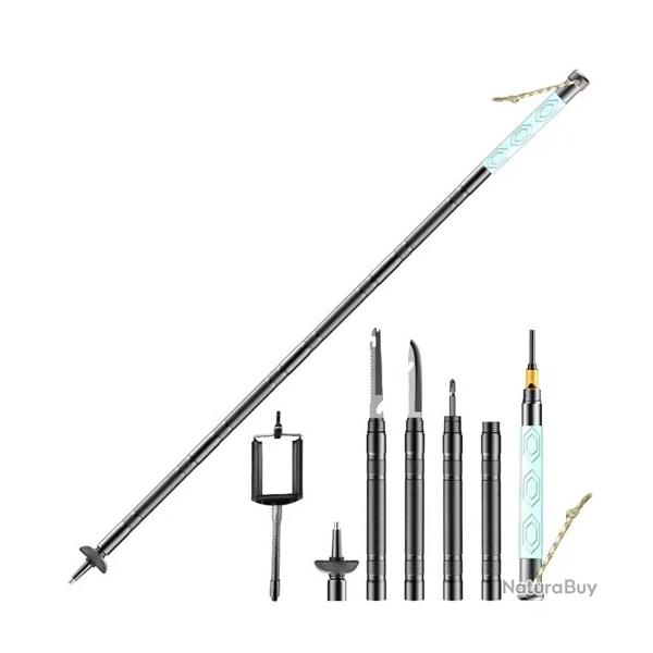 B�ton de Randonn�e & Survie 105 cm - Polyvalent et Innovant