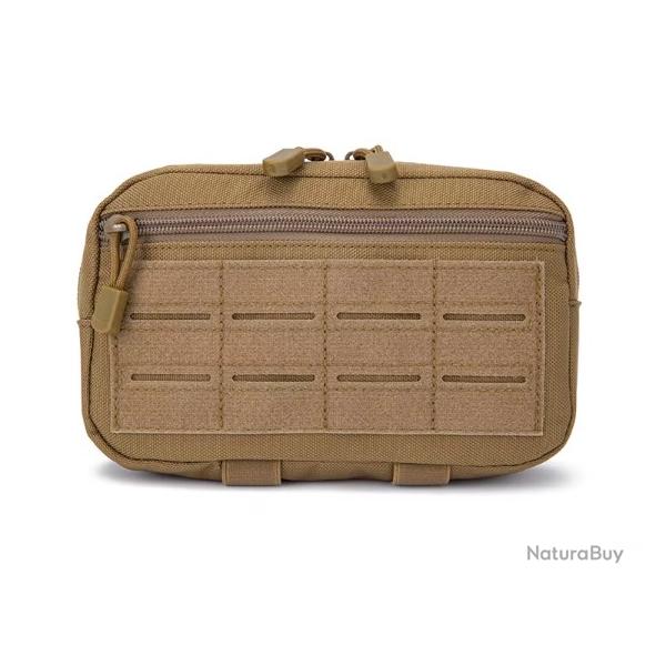 Pochette MOLLE Gilet Tactique TAN - SKX INDUSTRIES