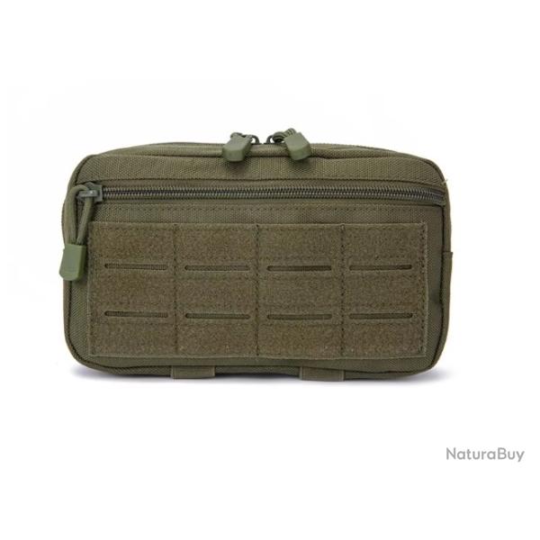 Pochette MOLLE Gilet Tactique VERTE - SKX INDUSTRIES