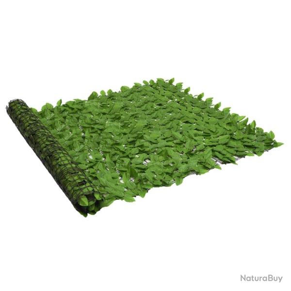 �cran de balcon avec feuilles vert 200x150 cm
