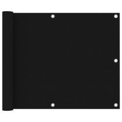 &Eacute;cran de balcon Noir 75x300 cm Tissu Oxford