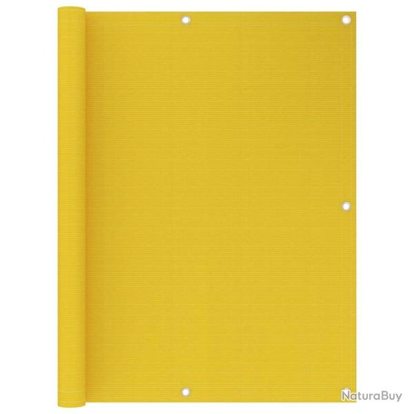 �cran de balcon Jaune 120x400 cm PEHD