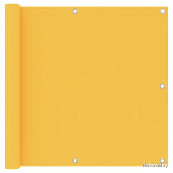 �cran de balcon Jaune 90x600 cm Tissu Oxford